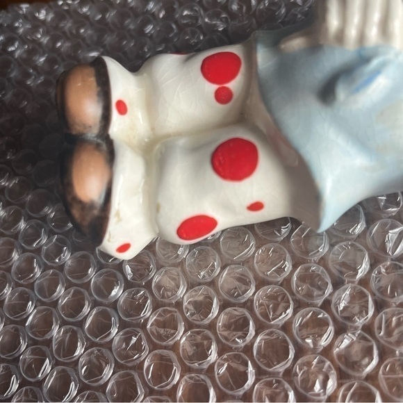 Vintage Porcelain Clown with Smiling Anamorphic Balloons - Marked Japan - Picture 8 of 9